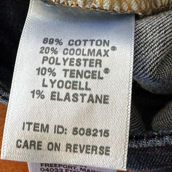 LL BEAN Women's BeanFlex Jeans, Mid-Rise Straight-Leg sz 8P - Picture 5 of 9